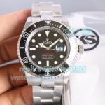 KS Factory Replica Rolex Sea-Dweller Red 50th Anniversary Watch 43MM Black Dial & Ceramic